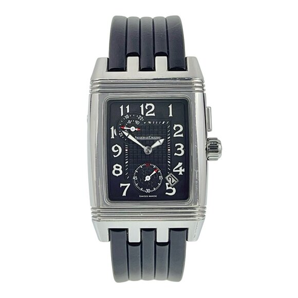 Jaeger-LeCoultre Reverso Steel Grey Dial 28mm Manual Wind Mens Watch Q2948601 - Picture 1 of 8